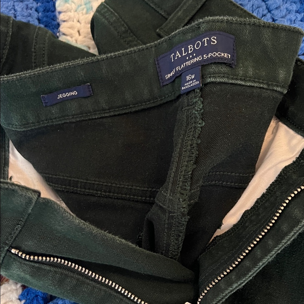 Talbots Forest Green Jeggings